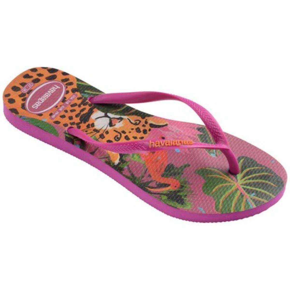 Chinelo Havaianas Slim Summer Bliss Feminino - Rosa Rosa 2