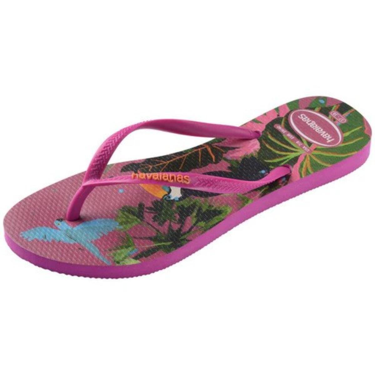 Chinelo Havaianas Slim Summer Bliss Feminino - Rosa Rosa 6