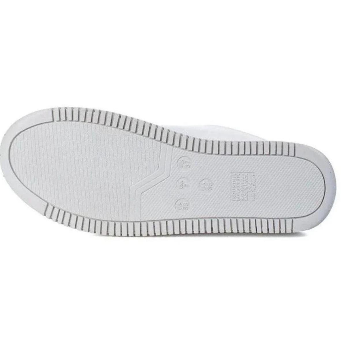 Tênis Via Marte Casual Feminino - Branco Branco 4