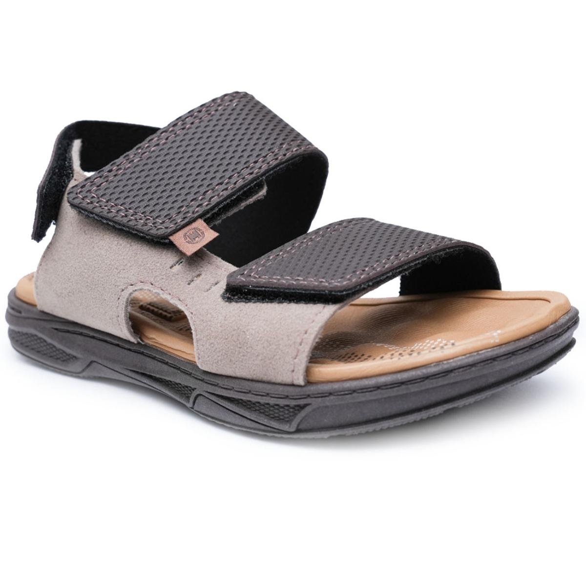 Sandália Molekinho Neo Camurça Menino - Marrom Marrom 1