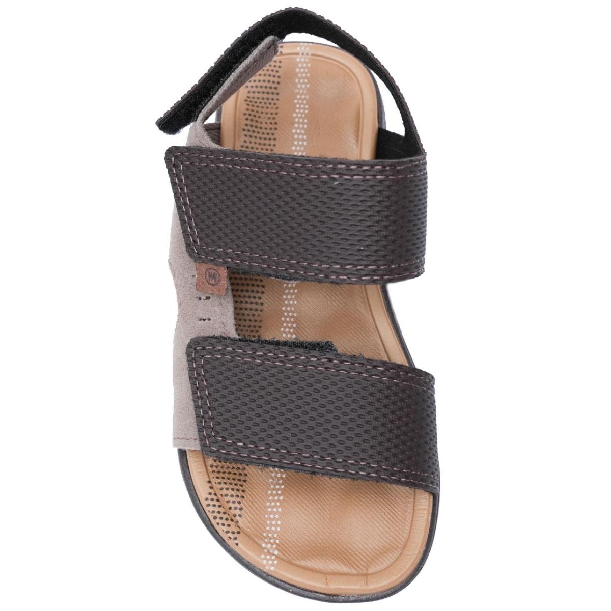 Sandália Molekinho Neo Camurça Menino - Marrom Marrom 3