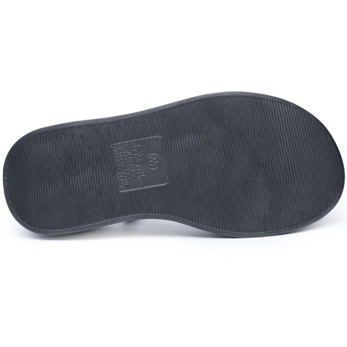 Sandália Plataforma Vizzano Strass Feminino - Preto Preto 5