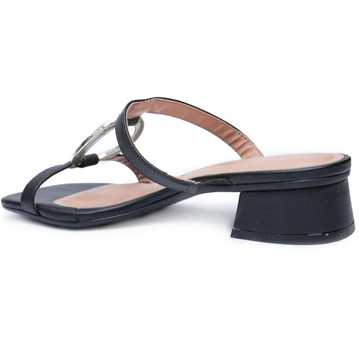 Tamanco Vizzano Salto Baixo Detalhe Feminino - Preto Preto 4