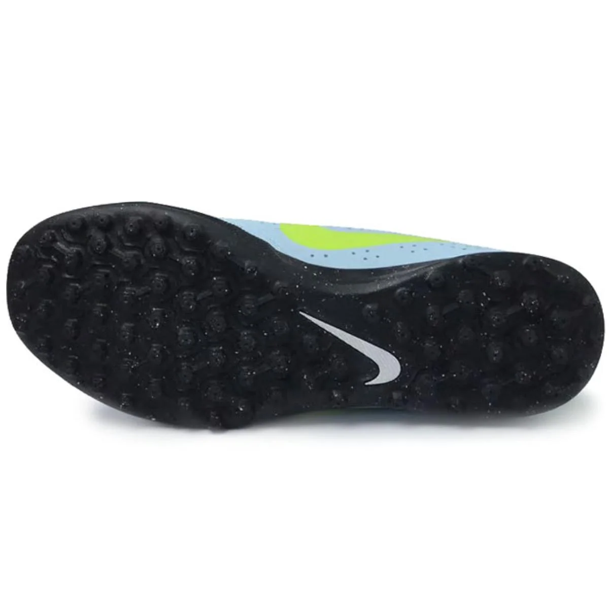 Chuteira Society Nike Beco 2 TF Masculino - Verde Claro Azul 5