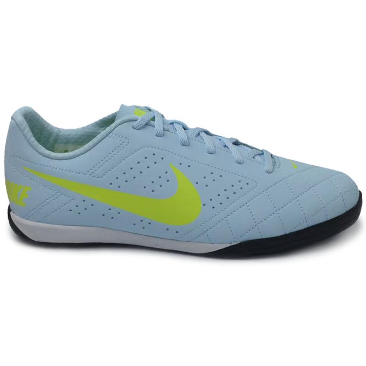 Chuteira Futsal Nike Beco 2 Masculino - Verde Claro Azul 2
