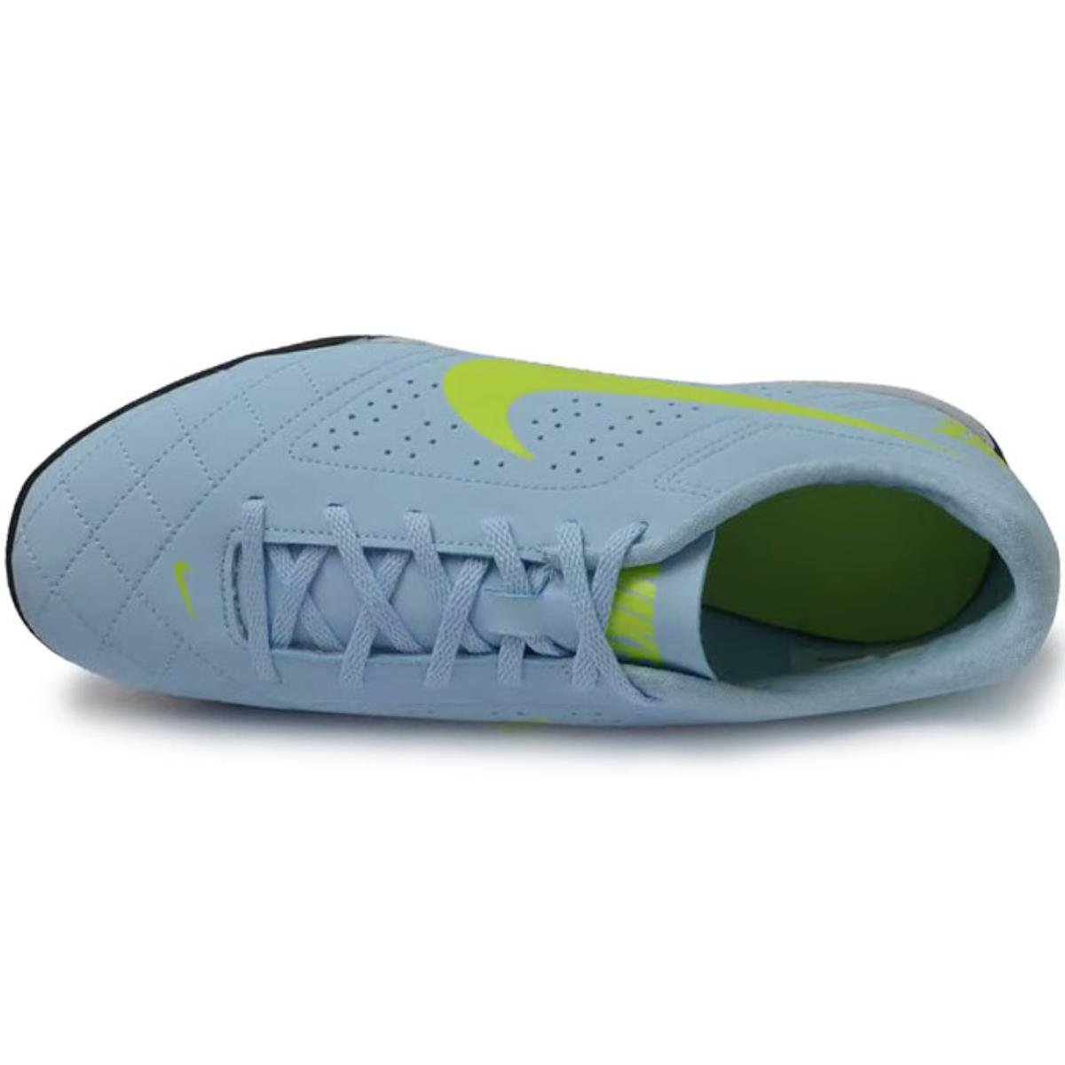 Chuteira Futsal Nike Beco 2 Masculino - Verde Claro Azul 3