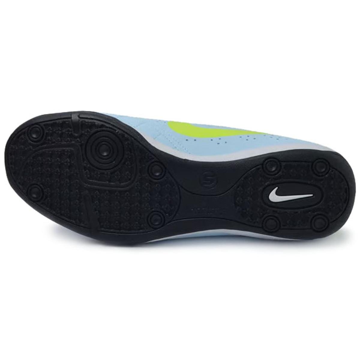 Chuteira Futsal Nike Beco 2 Masculino - Verde Claro Azul 5
