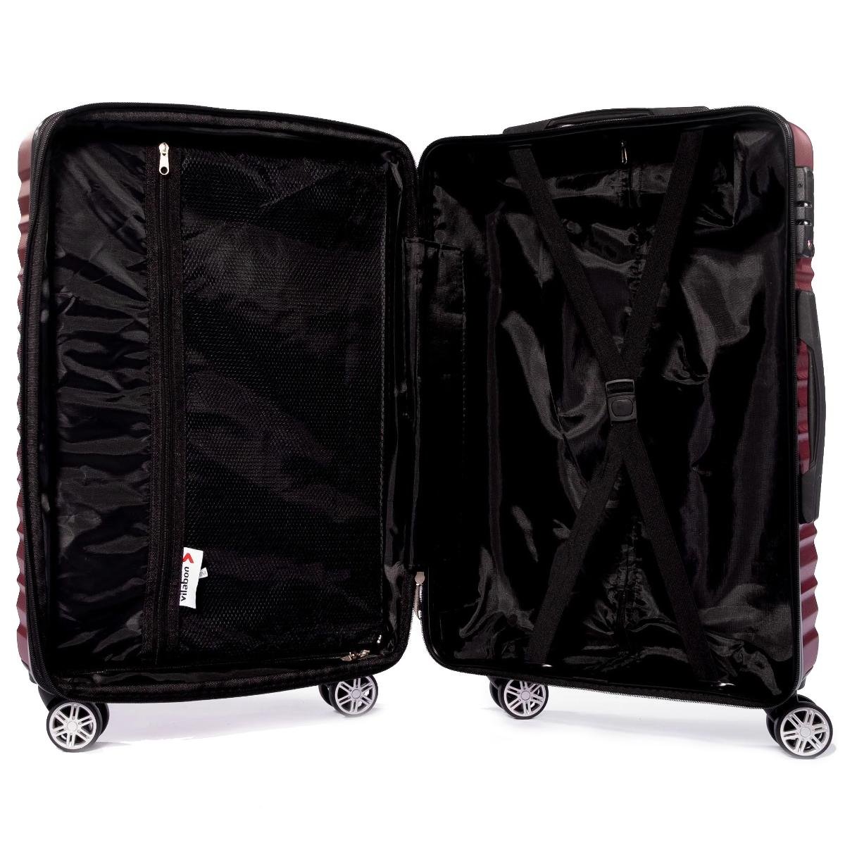 Mala de Viagem Vilabon 27 polegadas - Bordô Vermelho 3