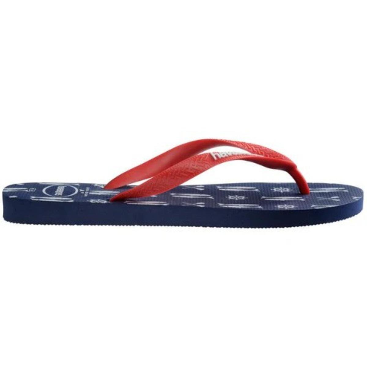 Chinelo Havaianas Top Nautical - Marinho e Vermelho Azul 3