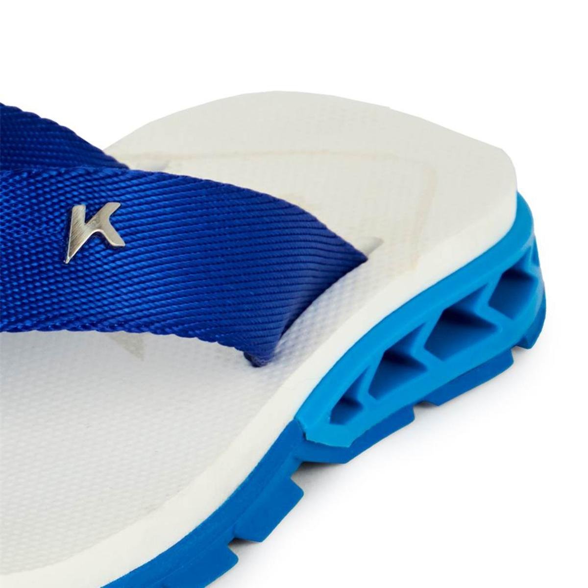 Chinelo Infantil Kenner Rakka Kids - Branco e Azul Azul 4