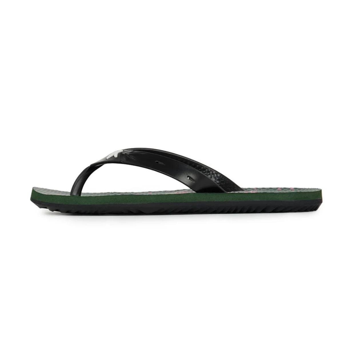 Chinelo Kenner Summer Tattoo Masculino - Preto e Verde Preto 3
