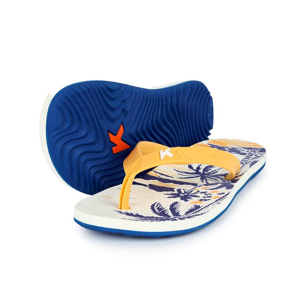 Chinelo Infantil Kenner Summer Tropicos Kids - Azul e Amarelo Azul 2