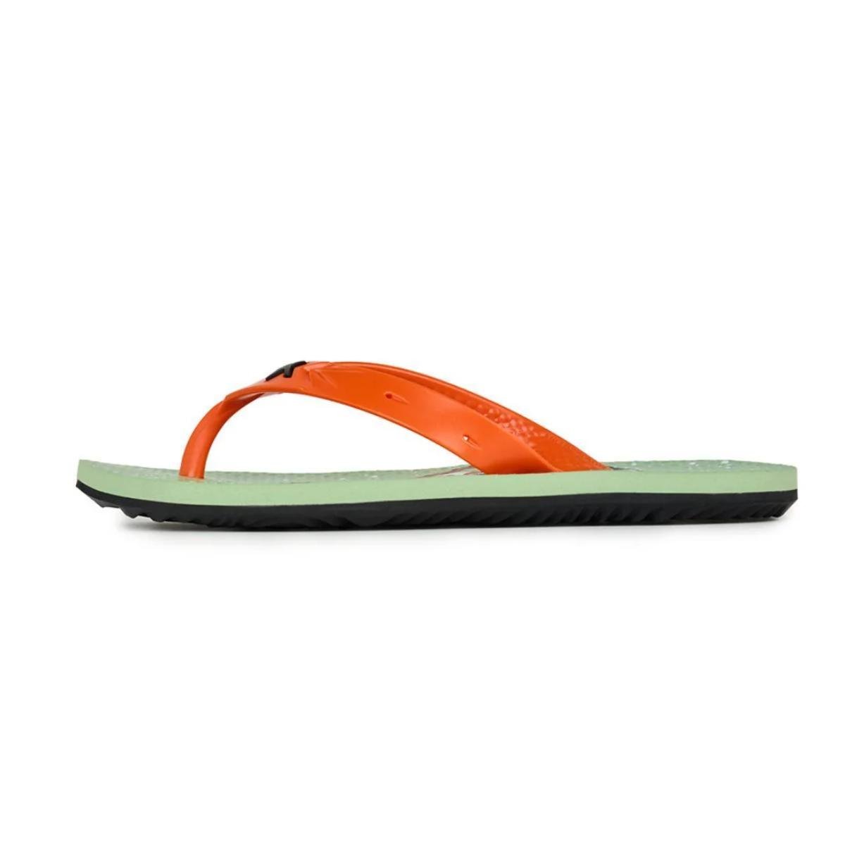 Chinelo Infantil Kenner Summer Old School Kids - Verde e Laranja Verde 3