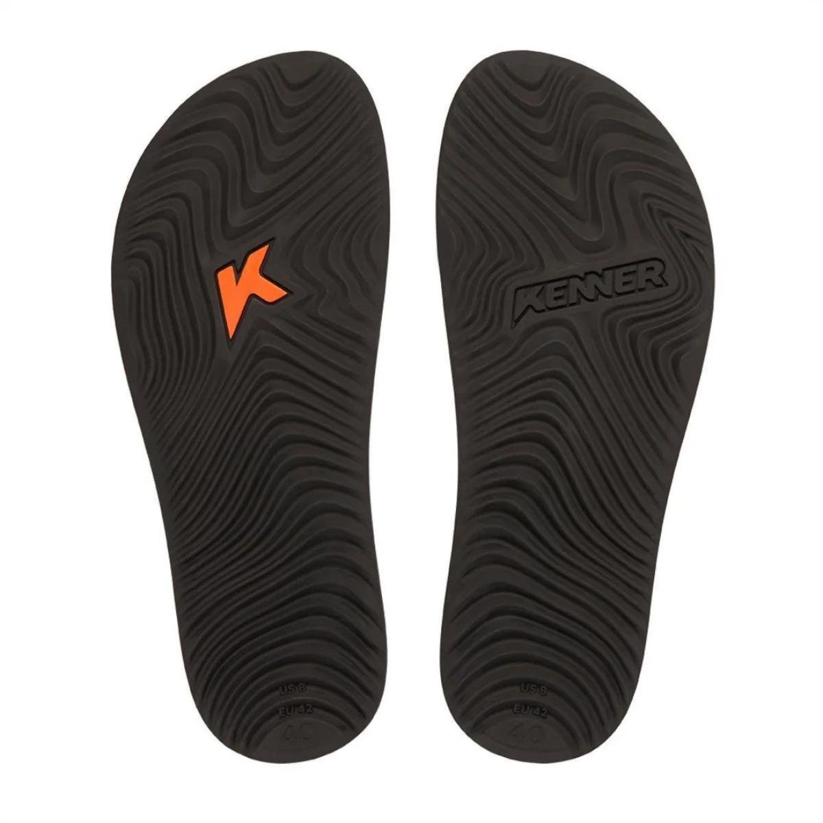 Chinelo Infantil Kenner Summer Old School Kids - Verde e Laranja Verde 5