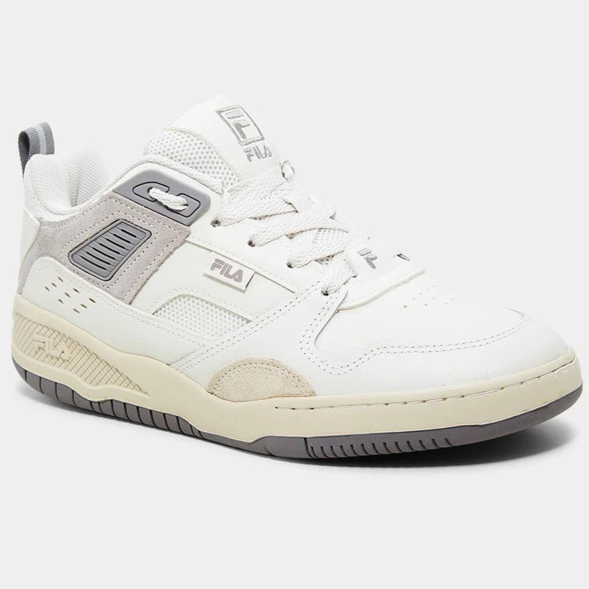 Tênis Fila Corda Br Masculino - Branco e Cinza Branco/Cinza 1