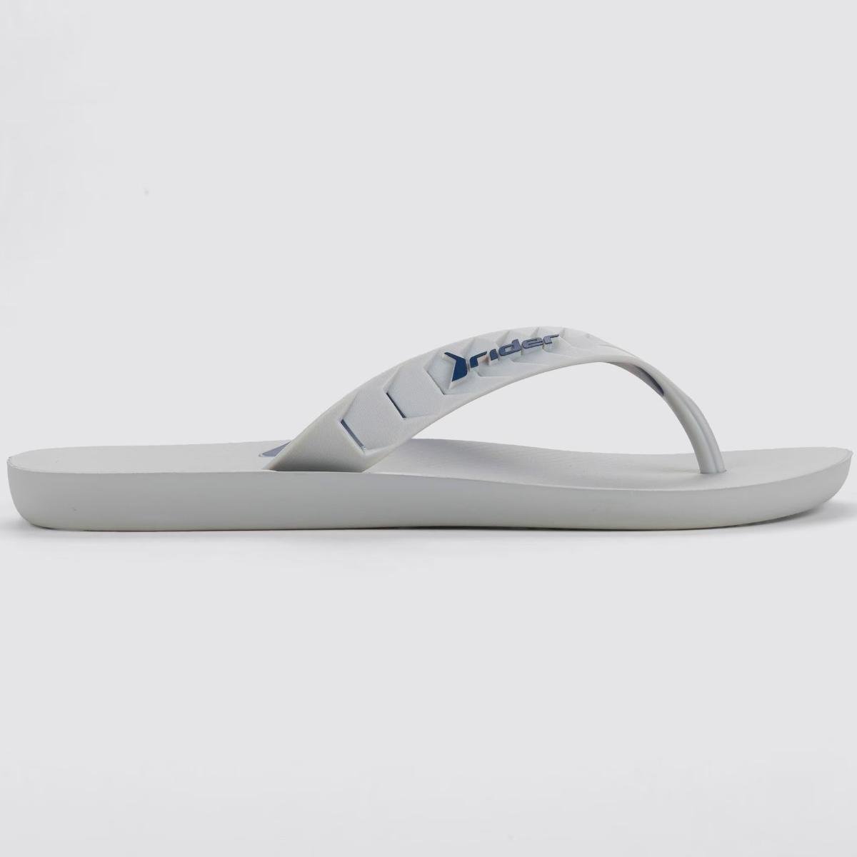 Chinelo Rider Street Duo Dedo Masculino - Cinza e Azul Cinza/Azul 3