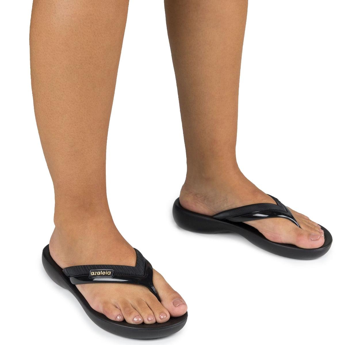 Tamanco Azaleia Mel Feminino - Preto Preto 4