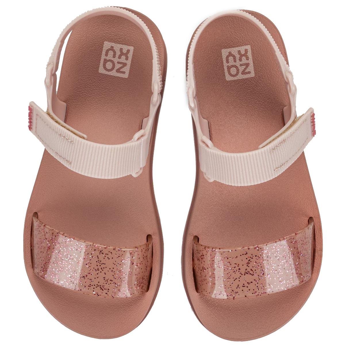 Papete Zaxy Way Glitter Feminino - Nude Bege 3