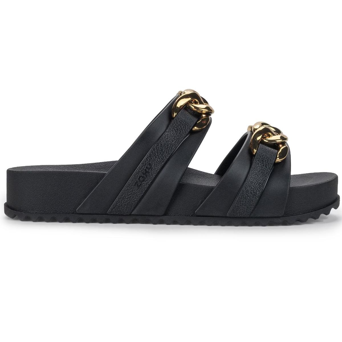 Papete Zaxy On Detalhe Feminino - Preto Preto 2