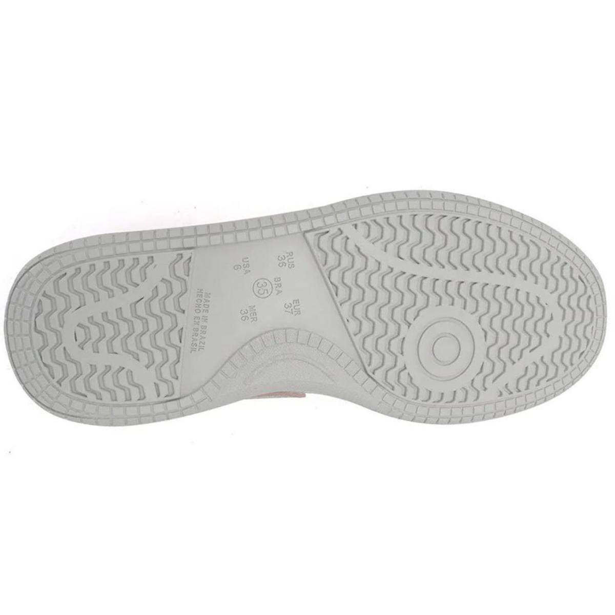 Tênis Ramarim Chuncky Feminino - Bege e Prata Branco/Cinza 5