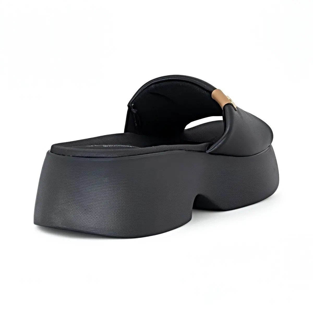 Tamanco Modare Plataforma Feminino - Preto Preto 4