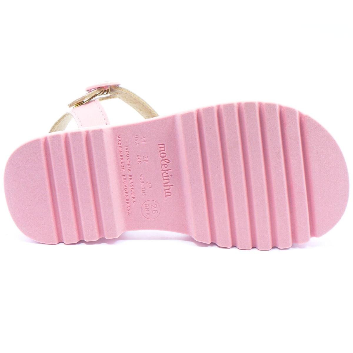 Papete Infantil Molekinha Apliques Menina - Rosa Rosa 5