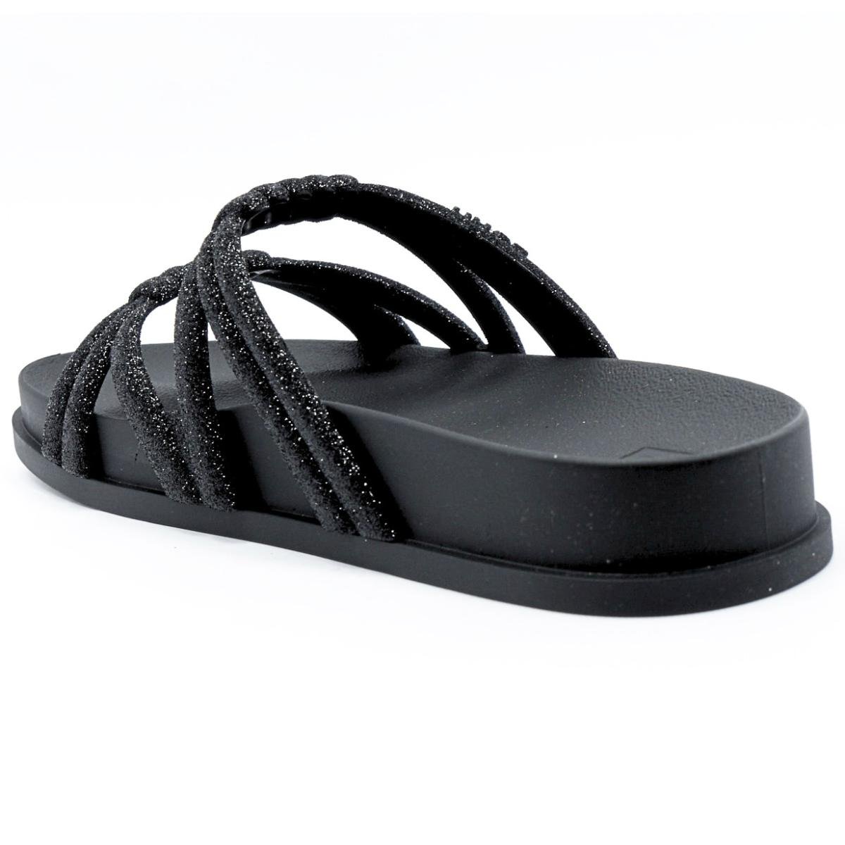 Papete Zaxy Pose Nó Glitter Feminino - Preto Preto 4