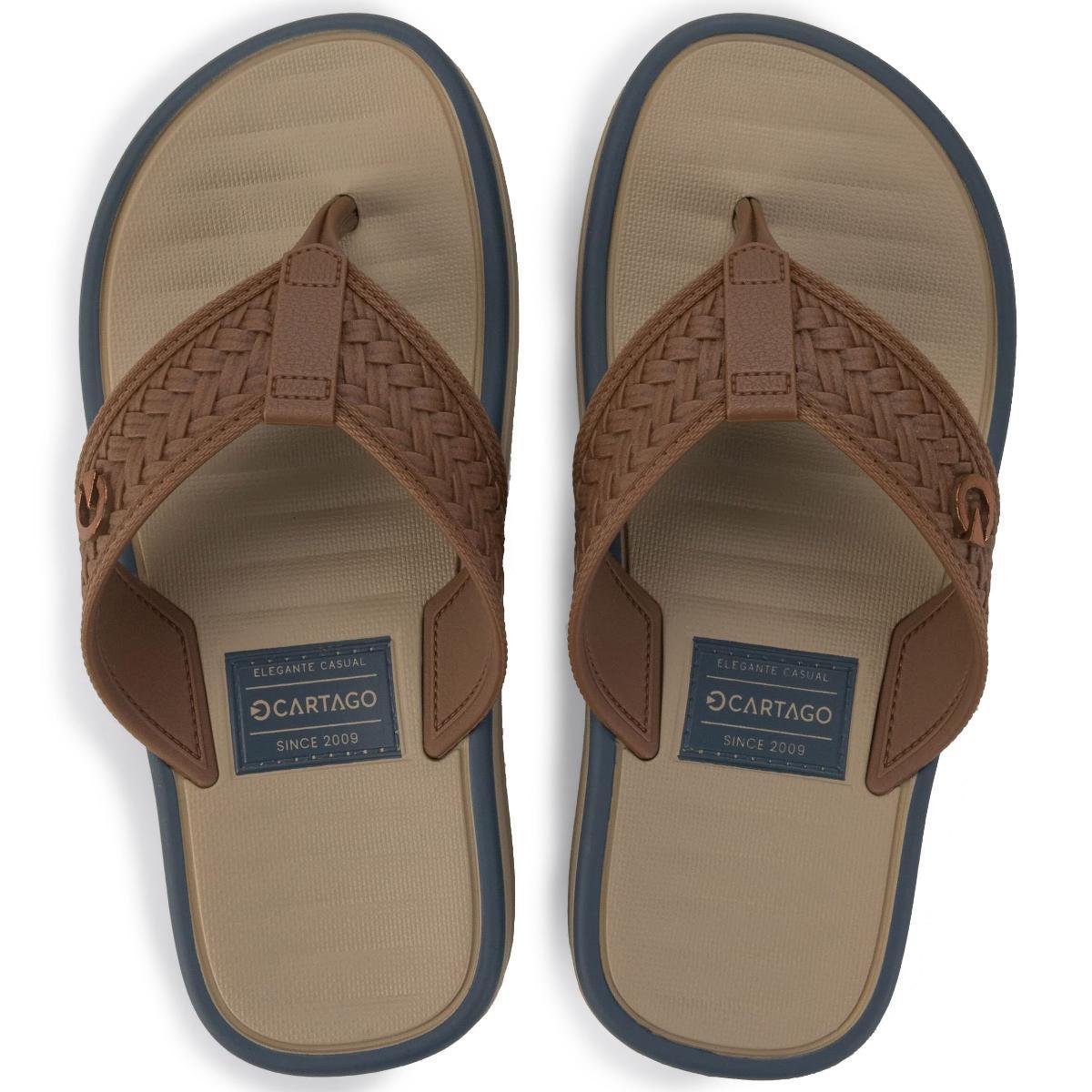 Chinelo Infantil Cartago Coimbra Menino - Marrom