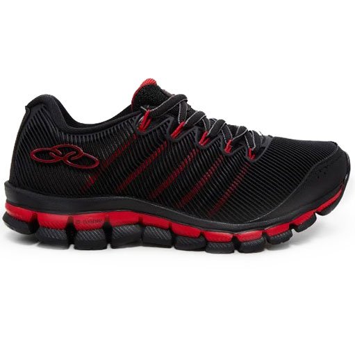 Tênis Infantil Olympikus Dynamic - Preto e Vermelho Preto/Vermelho 2