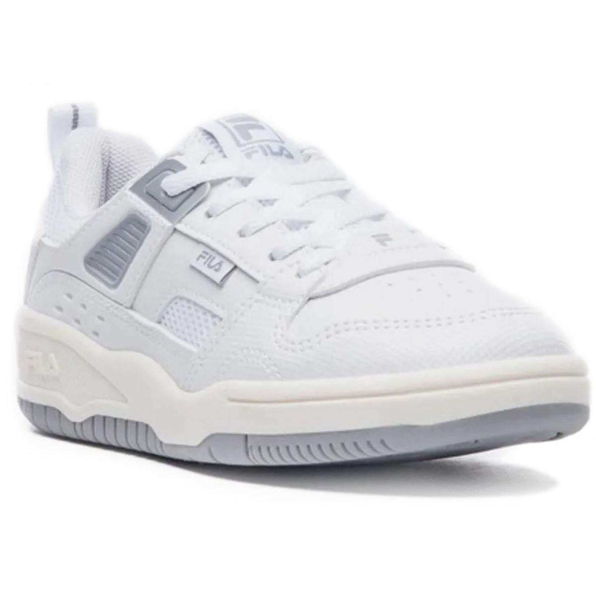 Tênis Infantil Fila Corda Kids - Branco e Cinza Branco/Cinza 2