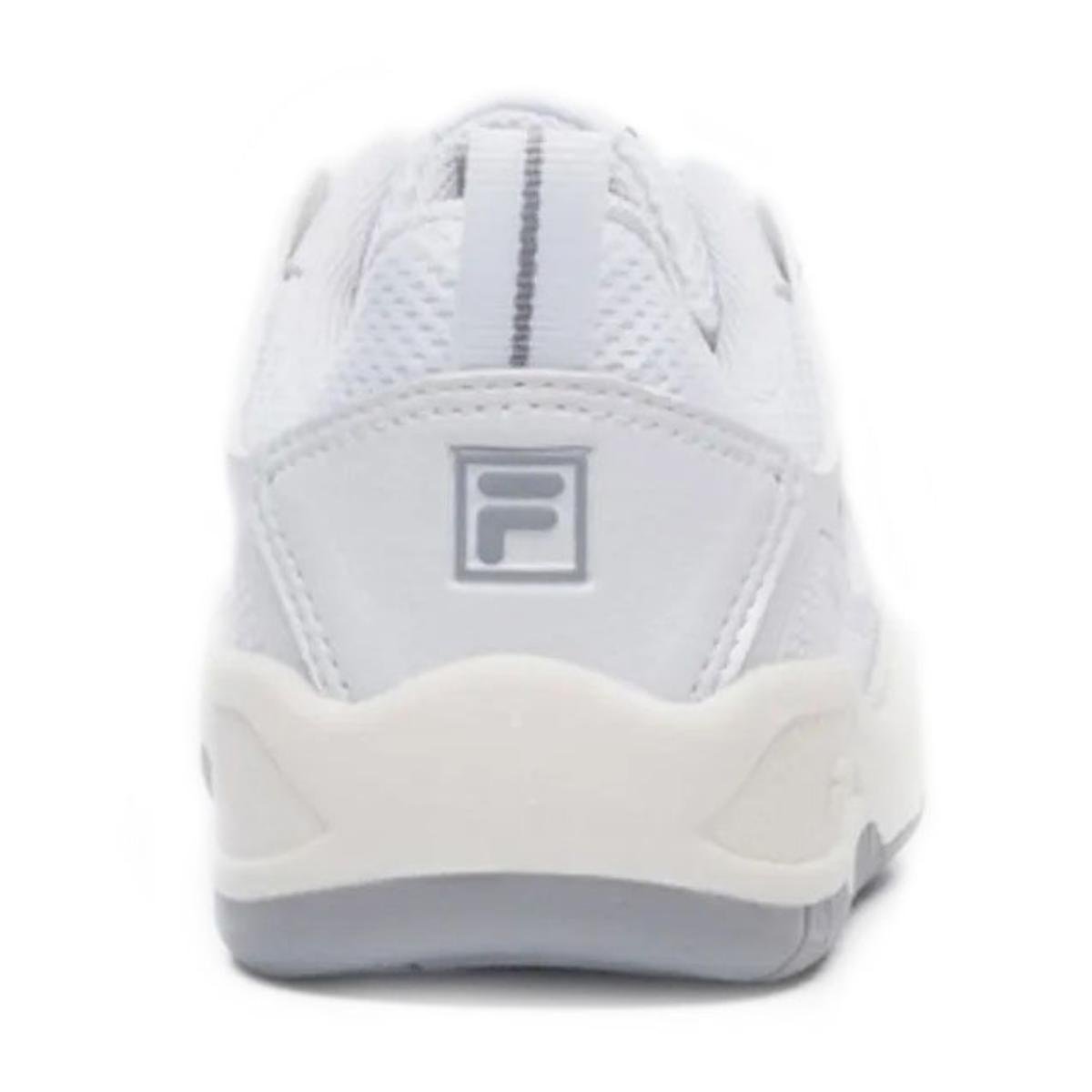 Tênis Infantil Fila Corda Kids - Branco e Cinza Branco/Cinza 4