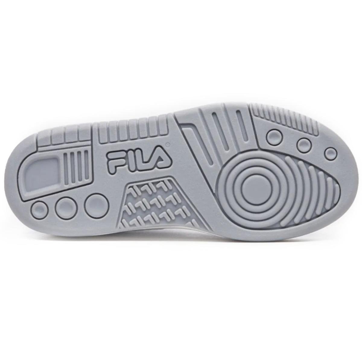 Tênis Infantil Fila Corda Kids - Branco e Cinza Branco/Cinza 6