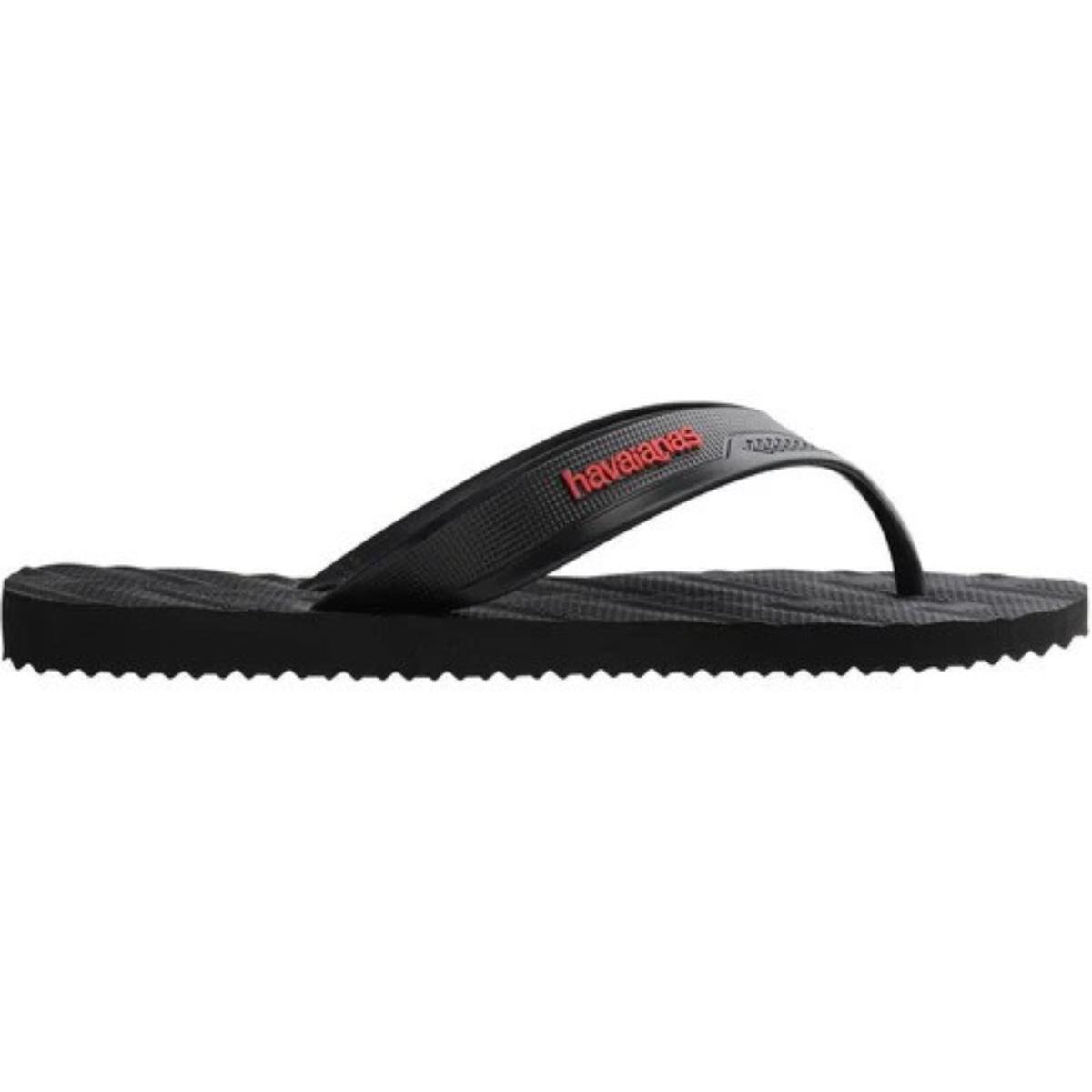 Chinelo Havaianas Track Waves Masculino - Preto Preto 3