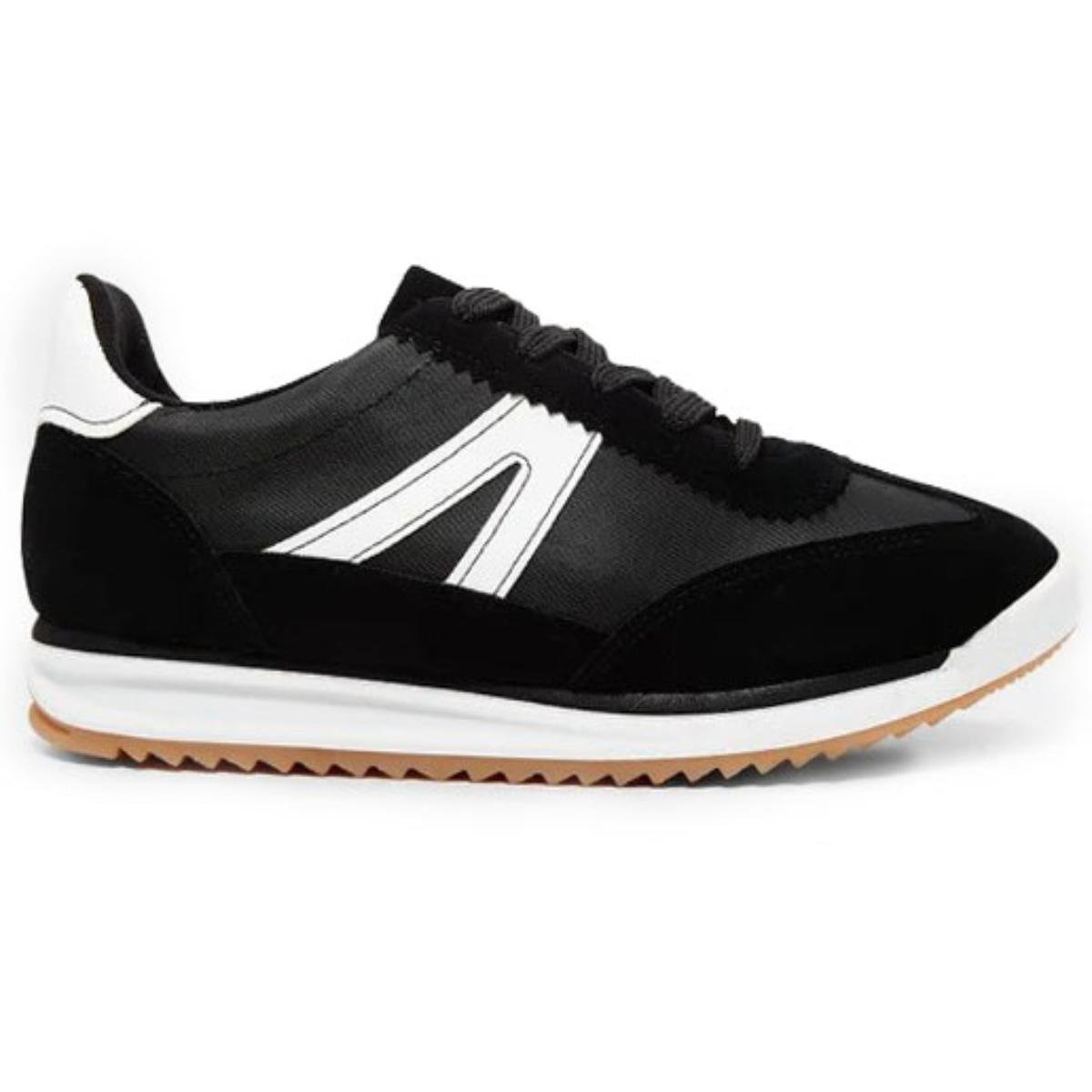 Tênis Vizzano Casual Feminino - Preto e Branco Preto 2
