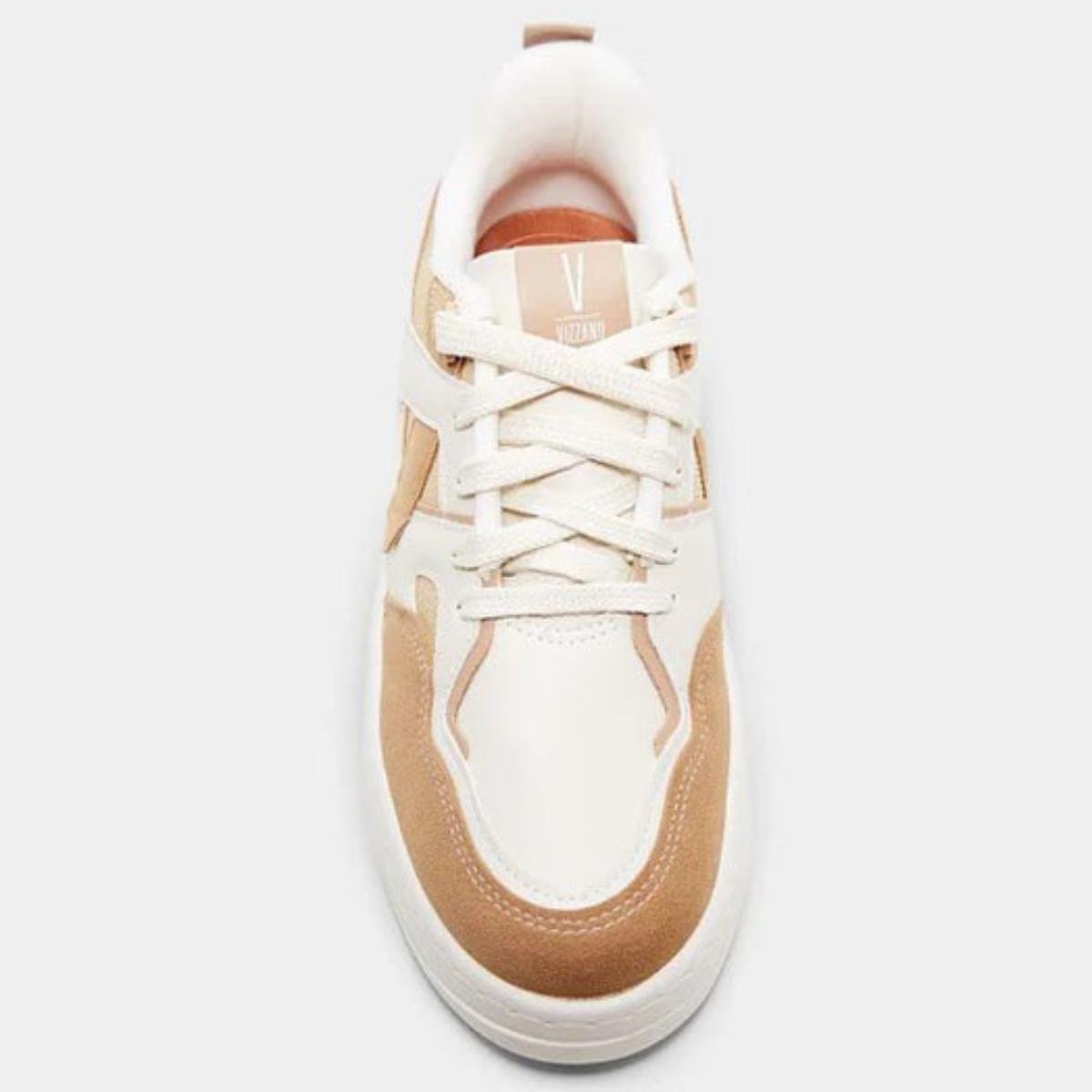Tênis Vizzano Básico Feminino - Off White e Bege Bege 3