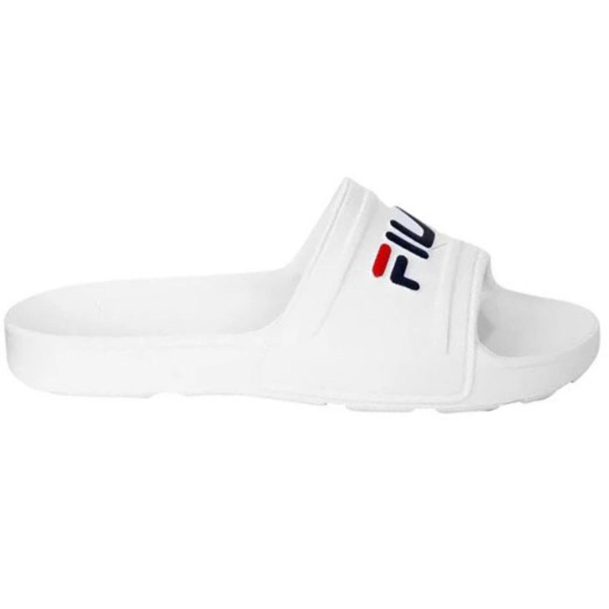 Chinelo Fila Sleek Slide Feminino - Branco e Vermelho Branco 1