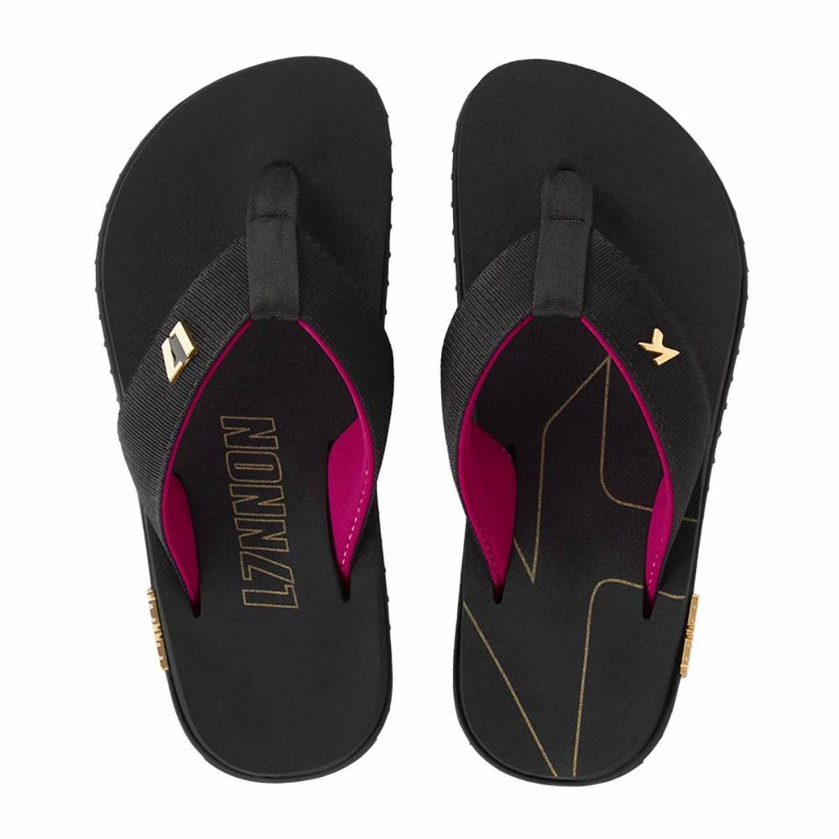 Sandália Kenner Kivah L7 Masculina - Preto e Rosa Preto/Rosa 2