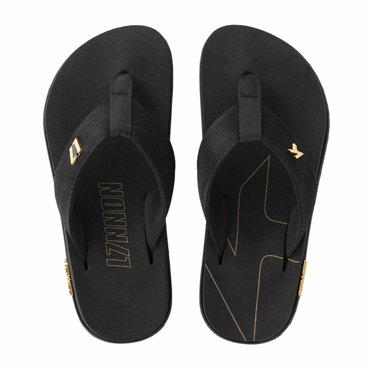 Sandália Kenner Kivah L7 Masculina - Preto Preto 2