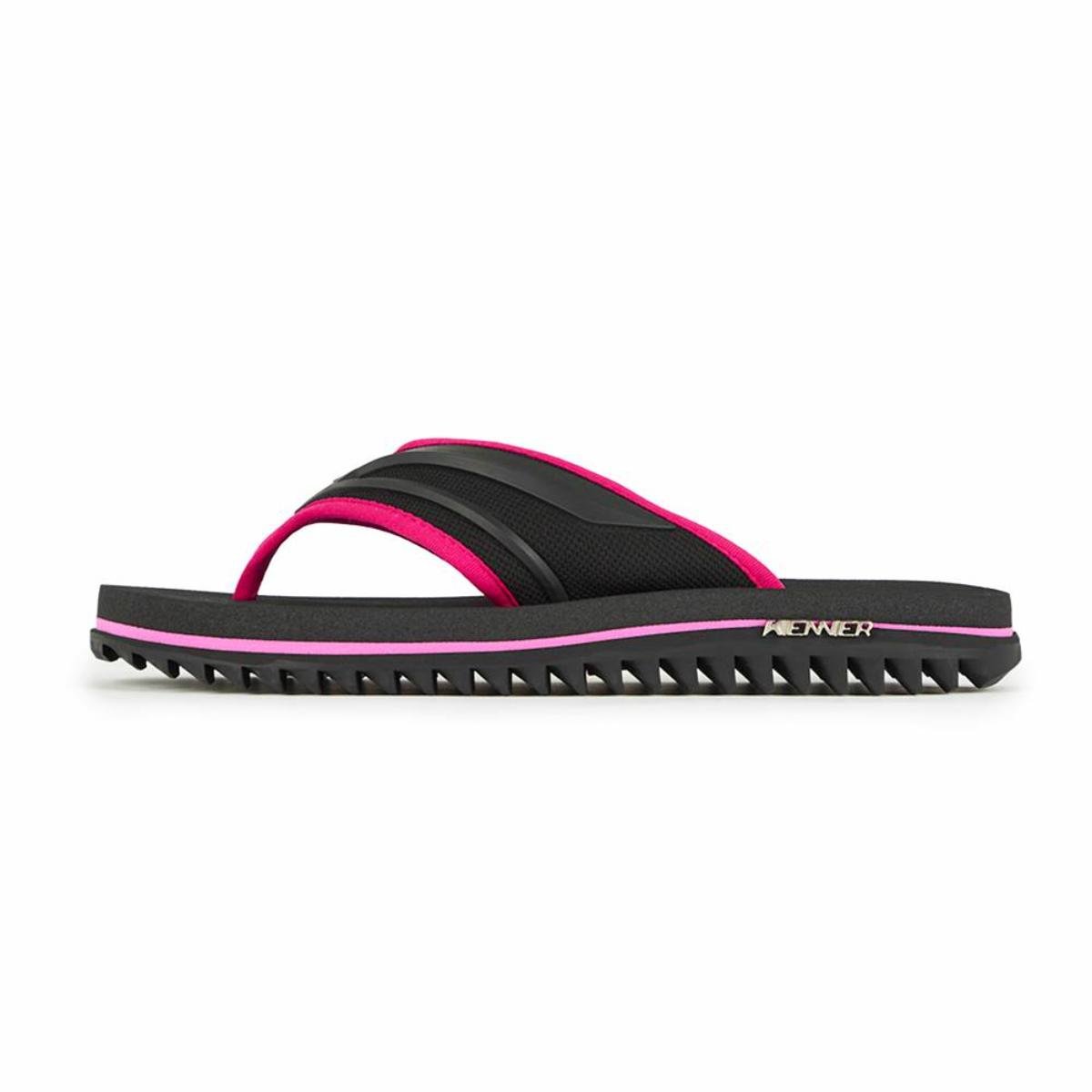 Chinelo Kenner Kivah L7 Masculino - Preto e Rosa Preto/Rosa 3