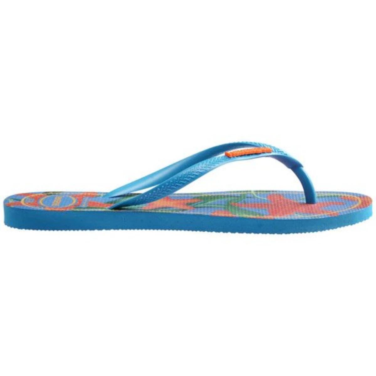Chinelo Havaianas Slim Tropical Feminino - Azul Azul 3