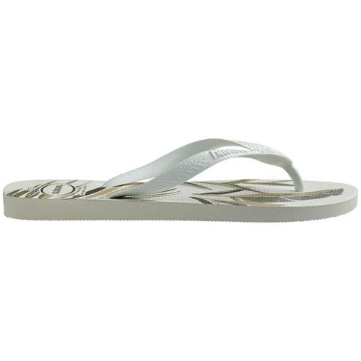 Chinelo Havaianas Aloha Masculino - Branco e Verde Branco 3