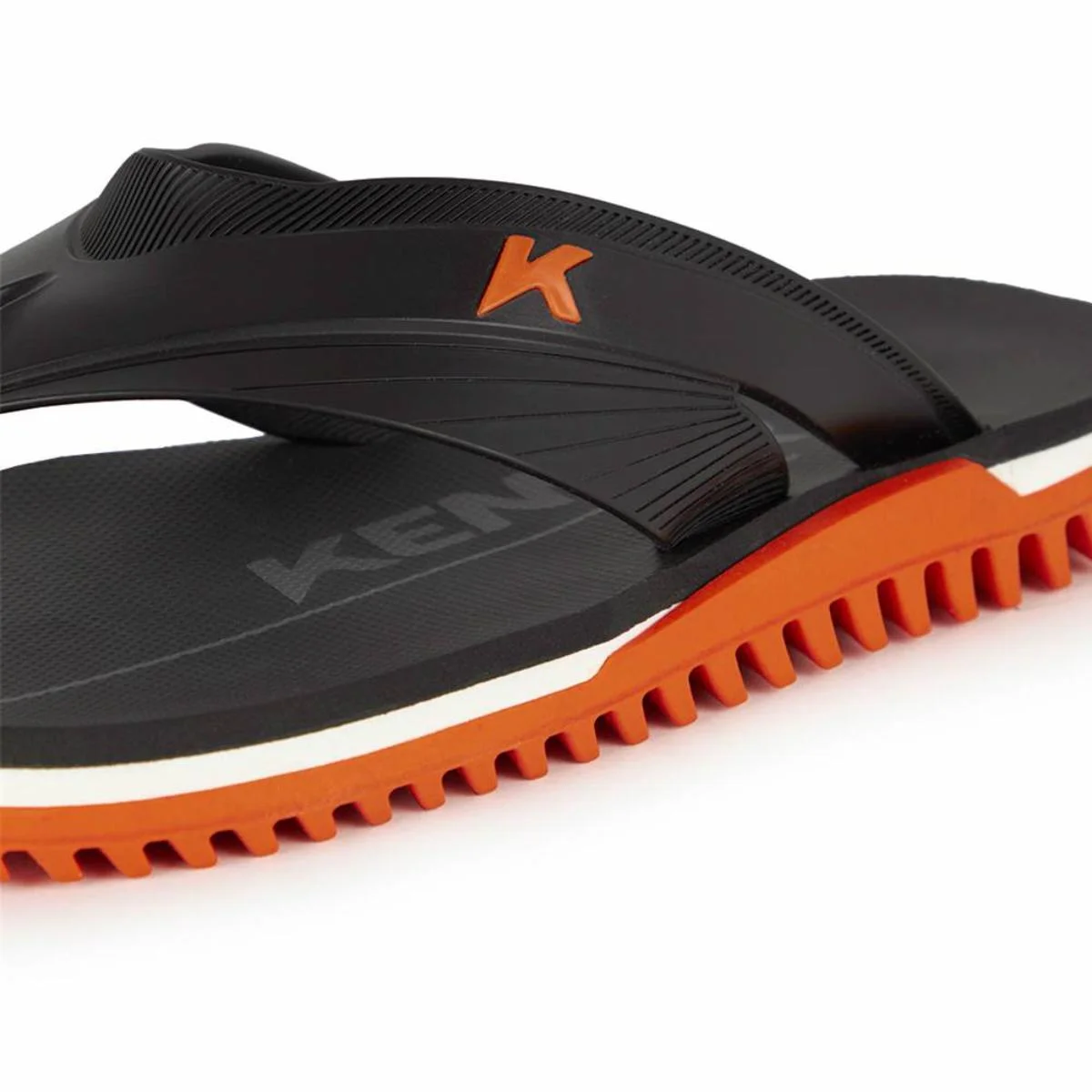 Chinelo Kenner Nk6 Flux Masculino - Preto e Laranja Preto/Laranja 4