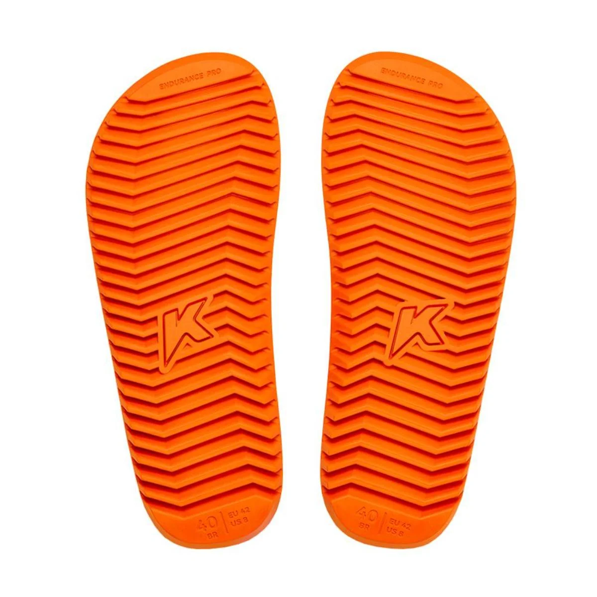 Chinelo Kenner Nk6 Flux Masculino - Preto e Laranja Preto/Laranja 5