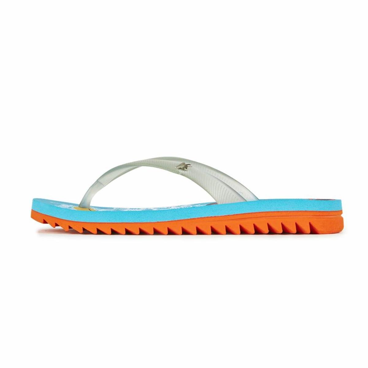 Chinelo Kenner Ibiza Tucano Feminino - Azul e Laranja Azul 3