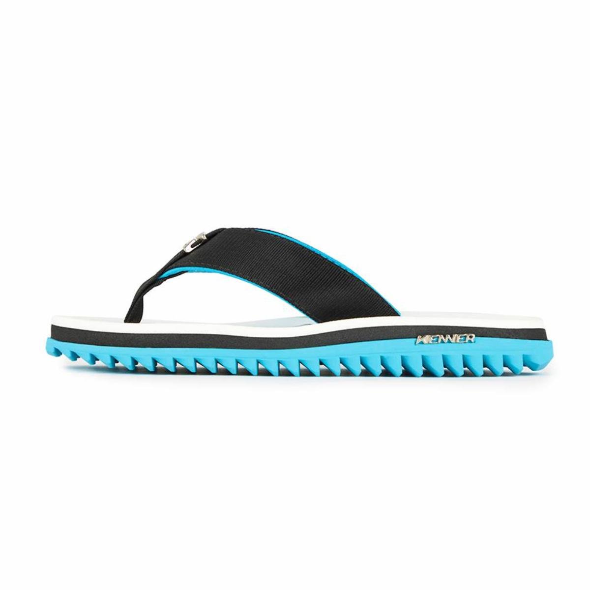 Chinelo Kenner Kivah Line Masculino - Branco e Azul Branco/Azul 3