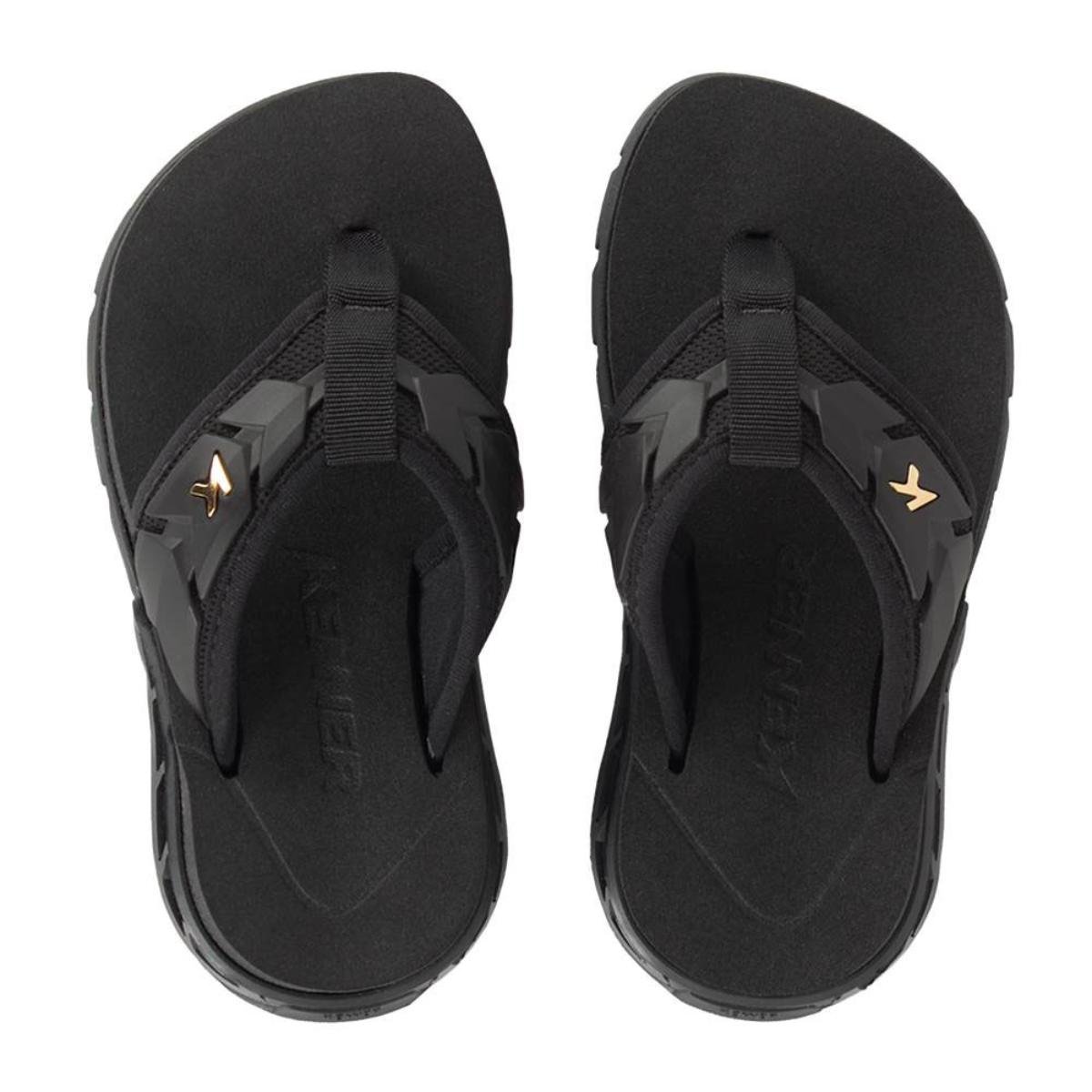 Chinelo Infantil Kenner Rakka Ultra Force Kids - Preto Preto 2