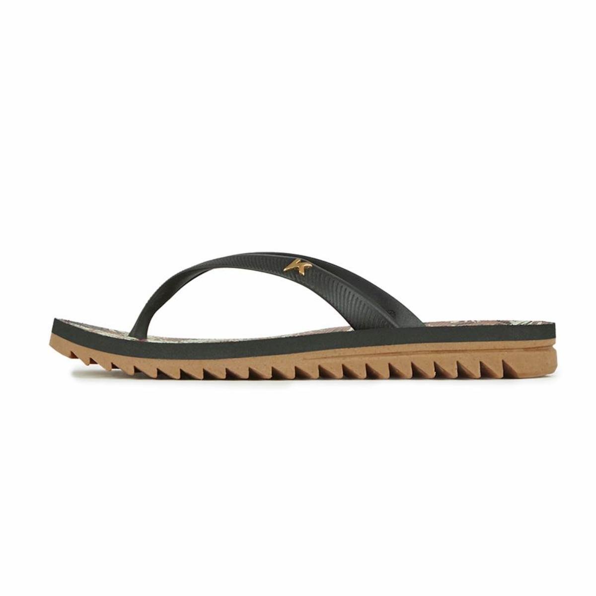 Chinelo Kenner Ibiza Plump Feminino - Preto e Marrom Preto/Marrom 3