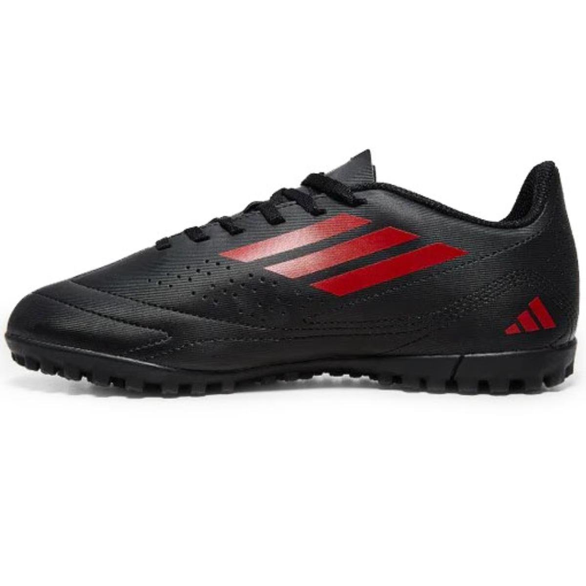 Chuteira Society Adidas Deportivo III Unissex - Preto e Vermelho Preto/Vermelho 4
