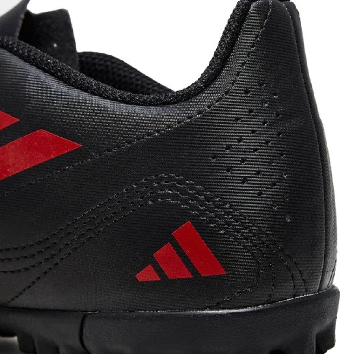 Chuteira Society Adidas Deportivo III Unissex - Preto e Vermelho Preto/Vermelho 8