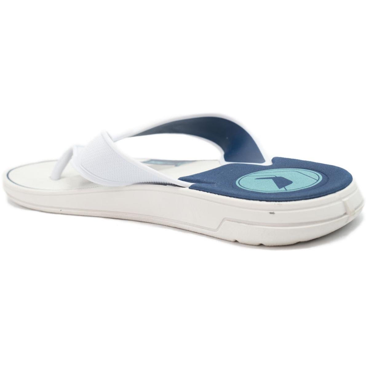 Chinelo Rider Start III Masculino - Branco e Marinho Branco/Azul 4